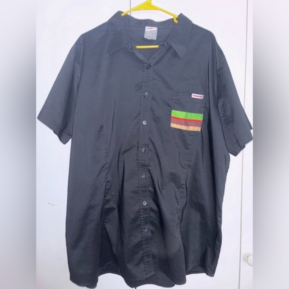 Vintage Burger King button up shirt